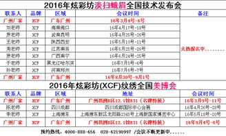 炫彩坊（XCF）全國布局深化 產品交易、技術培訓與代理招募同步推進